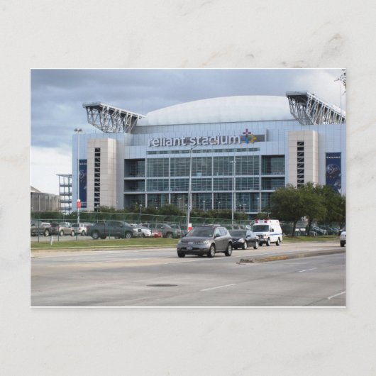 Briefkaart: Herdenking van Reliant Stadium Briefkaart (Voorkant)