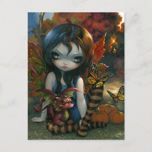 briefkaart "herfst" (Voorkant)