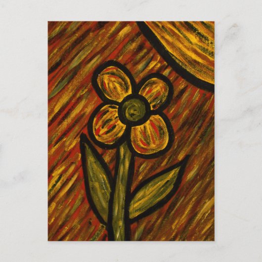 Briefkaart herfst ventilatorkunst (Voorkant)