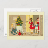 briefkaart "Herzlichen Weihnachtsgruss" (Voorkant / Achterkant)