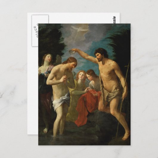 briefkaart "Het aptisme van Christus" (Voorkant / Achterkant)