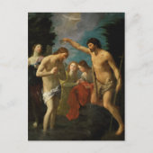 briefkaart "Het aptisme van Christus" (Voorkant)