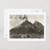 Briefkaart, het centrum van Vesuvius Briefkaart (Voorkant / Achterkant)