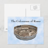 Briefkaart: Het Colosseum van Rome Briefkaart (Voorkant / Achterkant)