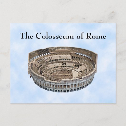 Briefkaart: Het Colosseum van Rome Briefkaart (Voorkant)