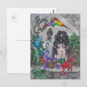 briefkaart "Het gotische venster" (Voorkant / Achterkant)