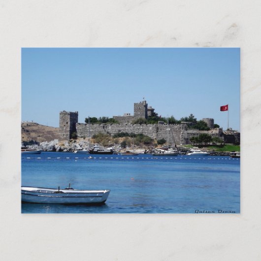 Briefkaart Het kasteel van Bodrum - Turkije (Voorkant)