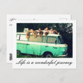 Briefkaart - Het leven is een prachtige reis (Voorkant / Achterkant)