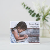 Briefkaart - Het Lords Prayer (Staand voorkant)