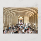 Briefkaart Het Louvre Museum in Summer, Parijs Fra (Voorkant)