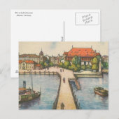Briefkaart - het Meer van Konstanz, Konstanz (Voorkant / Achterkant)