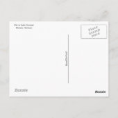 Briefkaart - het Meer van Konstanz, Konstanz (Achterkant)