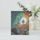 Briefkaart: "Het ontwaken" Briefkaart (Staand voorkant)