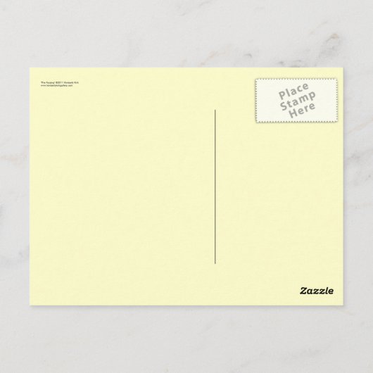 Briefkaart: "Het passeren" Briefkaart (Achterkant)