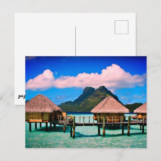 Briefkaart - Het perfecte wegkomen (Voorkant / Achterkant)