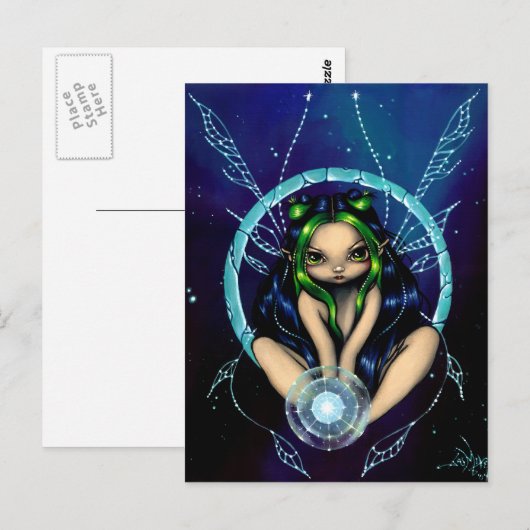 briefkaart "Het sterrenkind" (Voorkant / Achterkant)