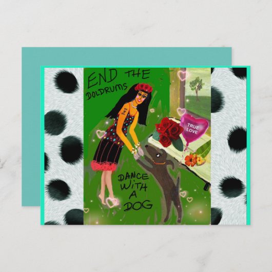 Briefkaart - het strand maakt alles vast wat brief (Voorkant / Achterkant)