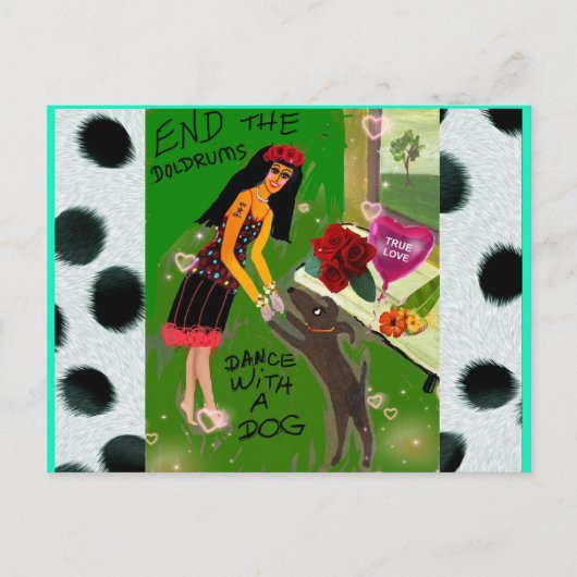 Briefkaart - het strand maakt alles vast wat brief (Voorkant)