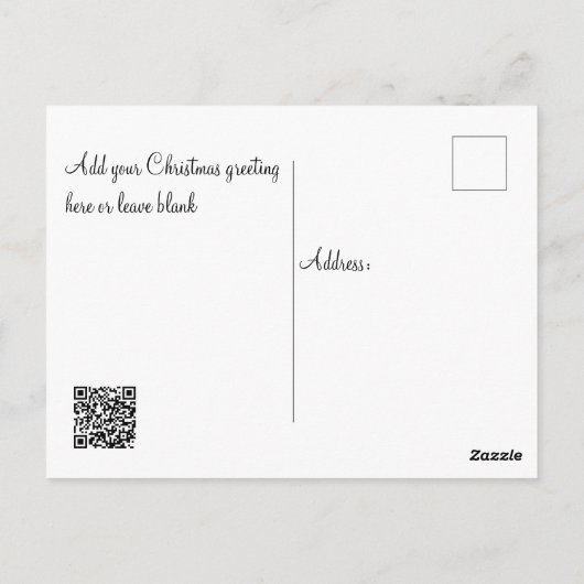 Briefkaart - Het verzamelen van fruit (Achterkant)