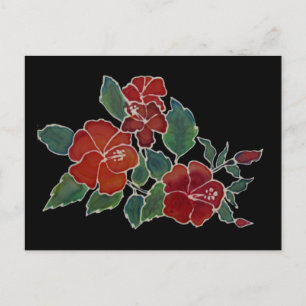 Briefkaart - Hibiscus Blossom