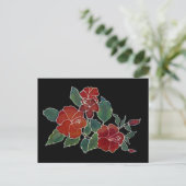 Briefkaart - Hibiscus Blossom (Staand voorkant)