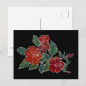 Briefkaart - Hibiscus Blossom (Voorkant / Achterkant)