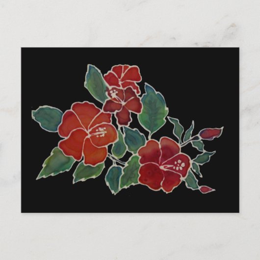 Briefkaart - Hibiscus Blossom (Voorkant)