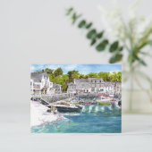 briefkaart 'Hier komt de zomer' (Staand voorkant)