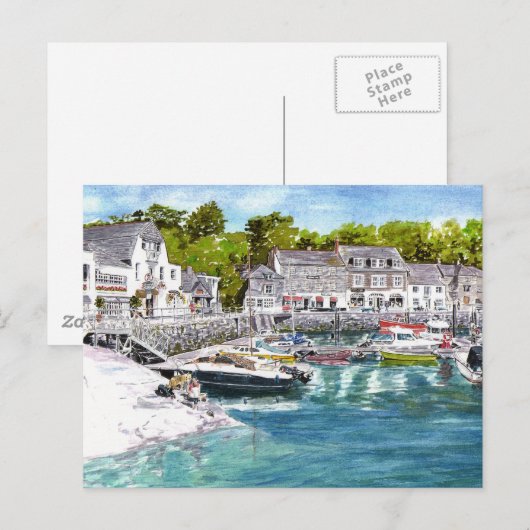 briefkaart 'Hier komt de zomer' (Voorkant / Achterkant)