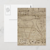 Briefkaart Hieroglyphs, pas aan (Voorkant / Achterkant)