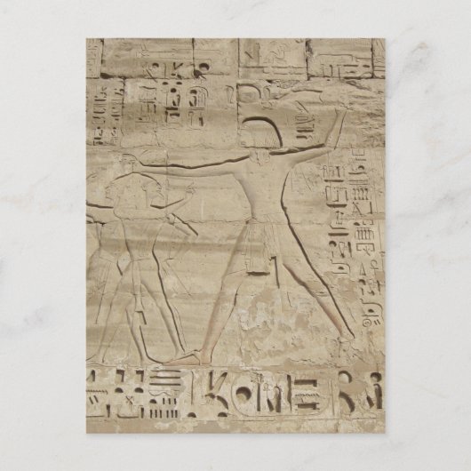 Briefkaart Hieroglyphs, pas aan (Voorkant)