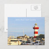 Briefkaart Hilton Head Island Lighthouse, SC (Voorkant / Achterkant)