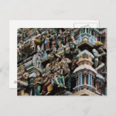 Briefkaart Hindu temple Sri Lanka Colombo (Voorkant / Achterkant)