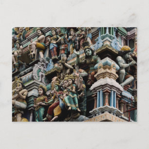 Briefkaart Hindu temple Sri Lanka Colombo