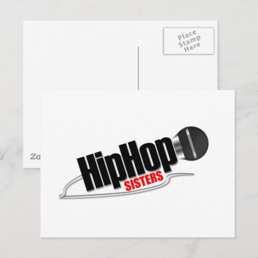 Briefkaart HIP HOP SISTERS (Voorkant / Achterkant)