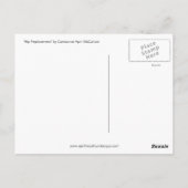 Briefkaart HIP REPLACEMENT Cartoon door April McCa (Achterkant)