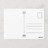 Briefkaart - Hippo - Vul jezelf in - Nilpferd (Achterkant)