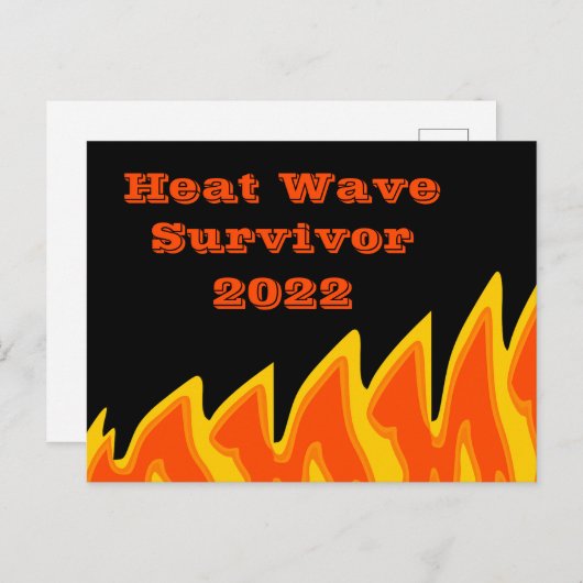 Briefkaart hittegolf 2022 (Voorkant / Achterkant)