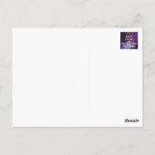 BRIEFKAART "HOE KALM EN RIJ UW UNICORN" GALAXY (Achterkant)