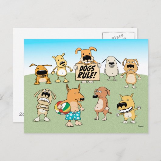 Briefkaart Hogs Rule (Voorkant / Achterkant)