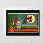 Briefkaart-Holiday Art- Halloween 18 Feestdagenkaart (Voorkant / Achterkant)