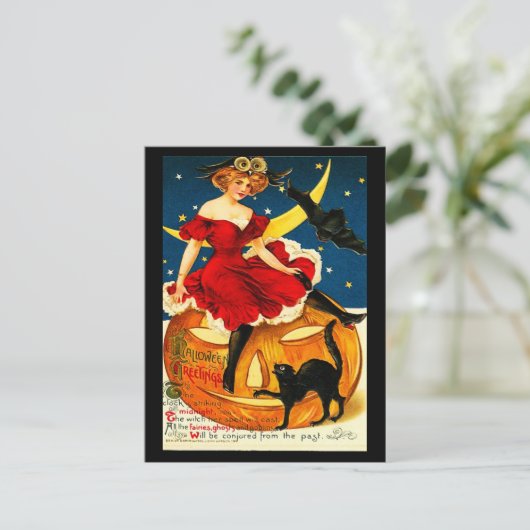 Briefkaart-Holiday Art- Halloween 1 Feestdagenkaart (Staand voorkant)