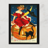 Briefkaart-Holiday Art- Halloween 1 Feestdagenkaart (Voorkant)