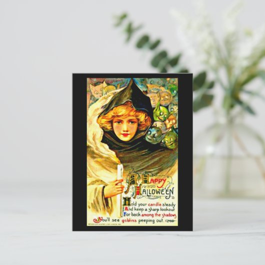 Briefkaart-Holiday Art- Halloween 33 Feestdagenkaart (Staand voorkant)