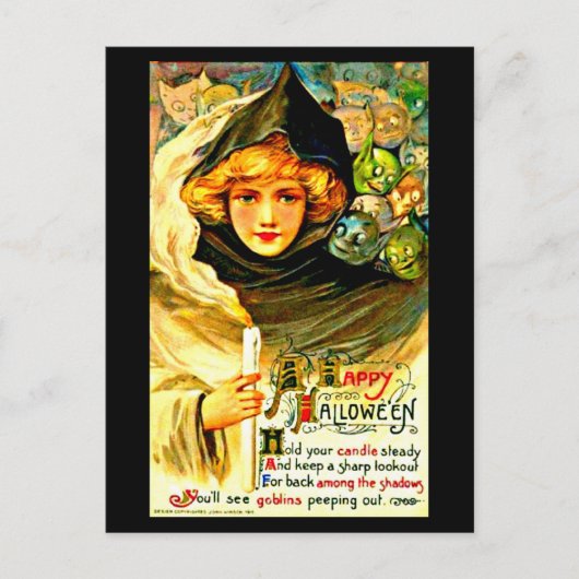 Briefkaart-Holiday Art- Halloween 33 Feestdagenkaart (Voorkant)