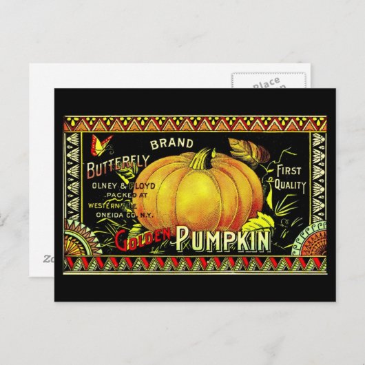 Briefkaart-Holiday Art- Halloween 4 Feestdagenkaart (Voorkant / Achterkant)