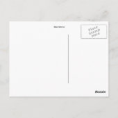 Briefkaart Hollyhock Flowers (Achterkant)