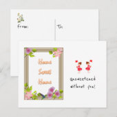 Briefkaart Home Sweet Home Zonder zoetkracht zonde (Voorkant / Achterkant)