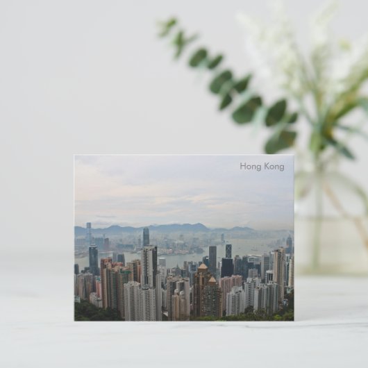 Briefkaart Hongkong (Staand voorkant)