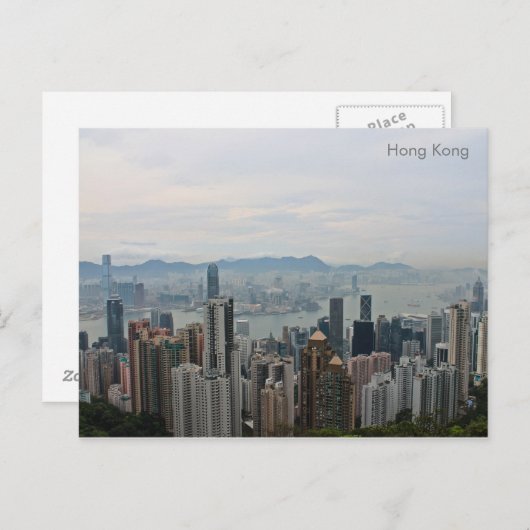 Briefkaart Hongkong (Voorkant / Achterkant)